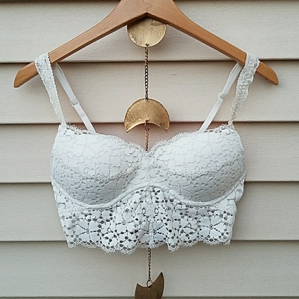 VS PINK Lace Push-Up Bra